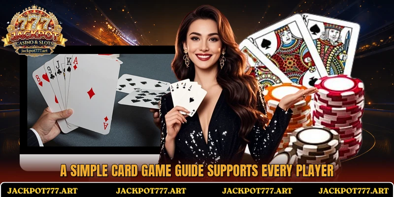 A simple card game guide supports every player