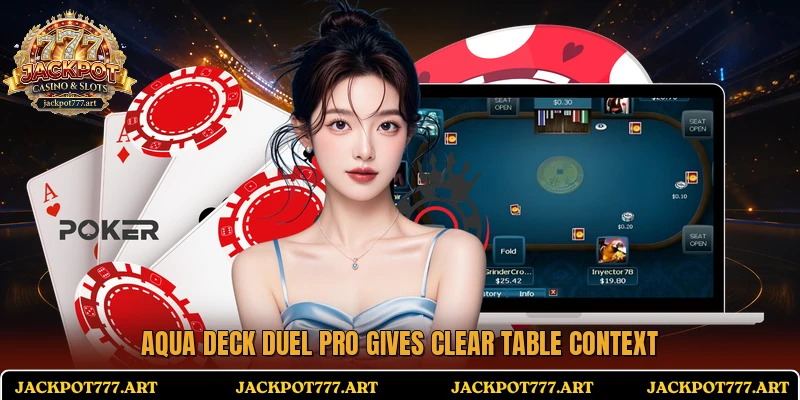 Aqua Deck Duel Pro gives clear table context