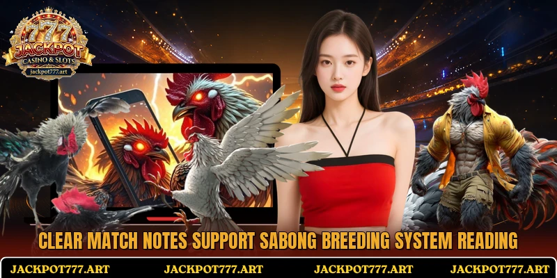 Clear match notes support Sabong Breeding System reading