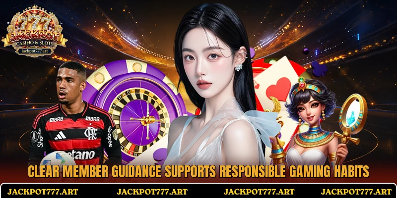 Clear member guidance supports responsible gaming habits