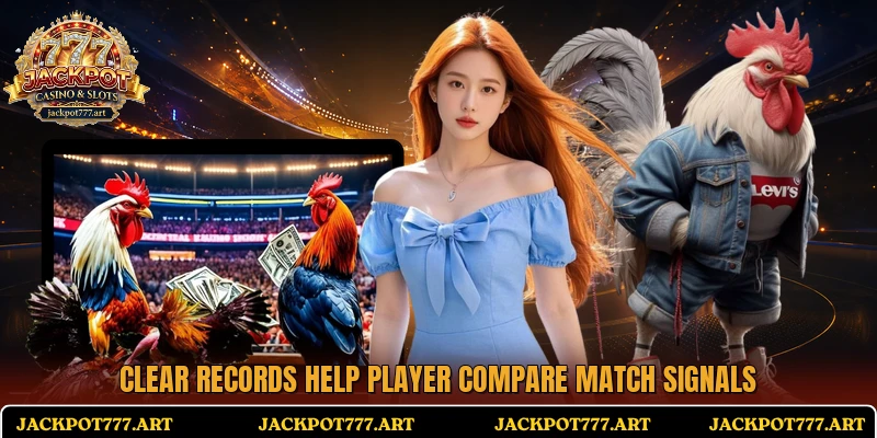 Clear records help player compare match signals