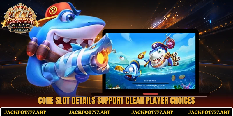 Core slot details support clear player choices
