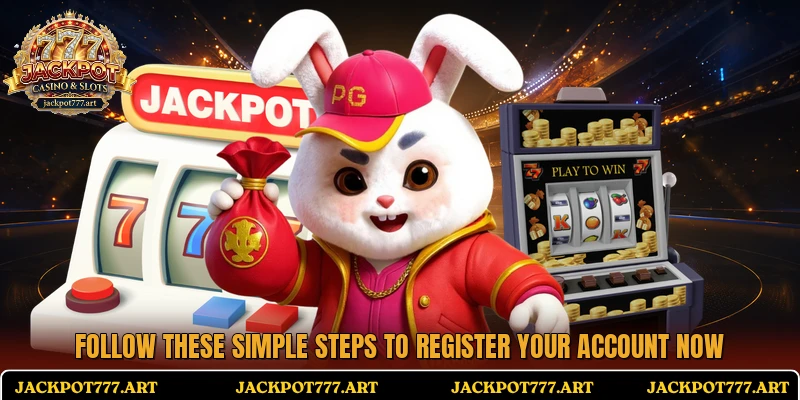 Follow these simple steps to register your account now