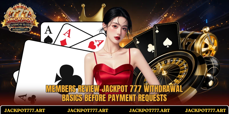 Members review Jackpot 777 withdrawal basics before payment requests