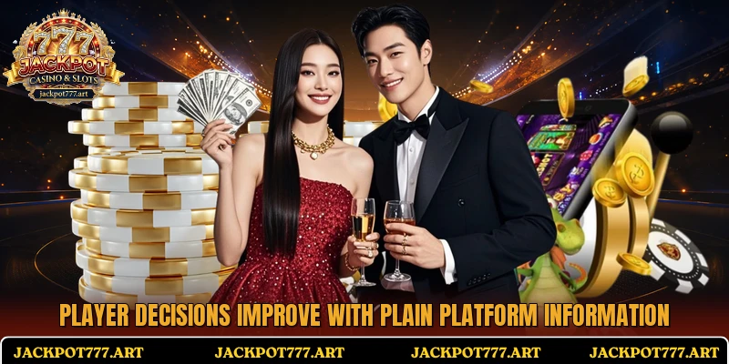 Player decisions improve with plain platform information