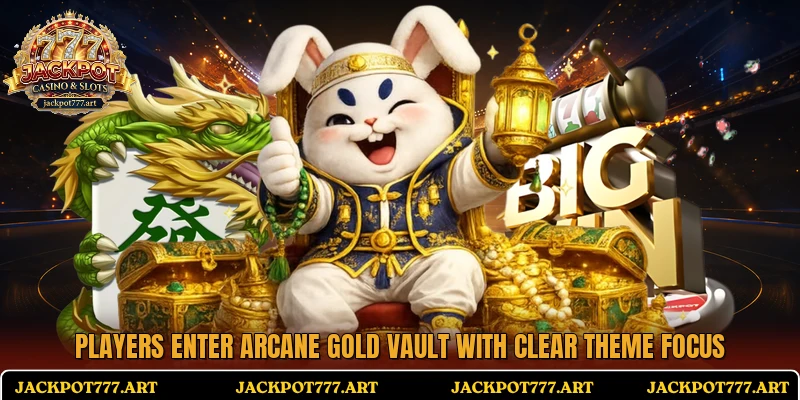 Players enter Arcane Gold Vault with clear theme focus