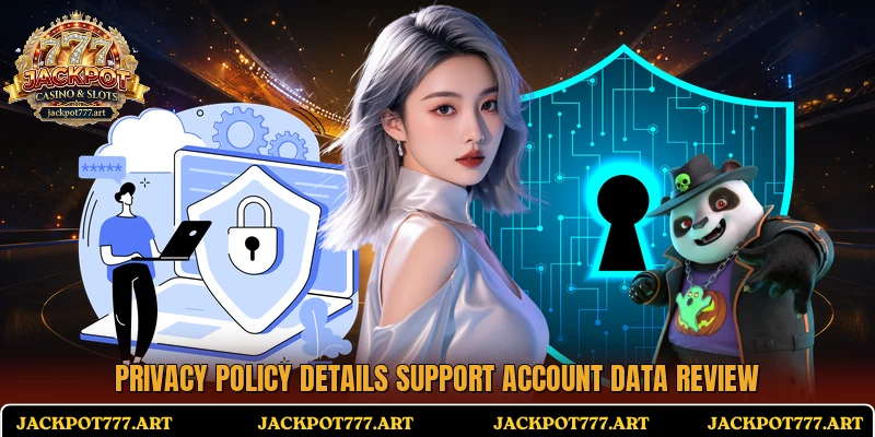 Privacy policy details support account data review