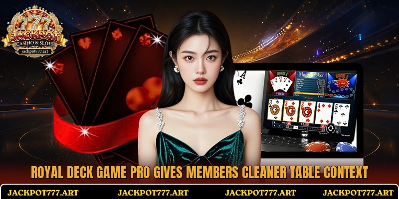 Royal Deck Game Pro gives members cleaner table context