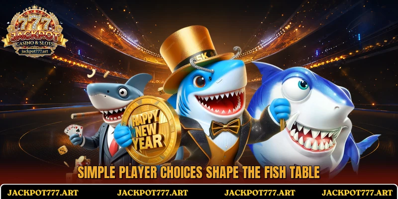 Simple player choices shape the Fish table