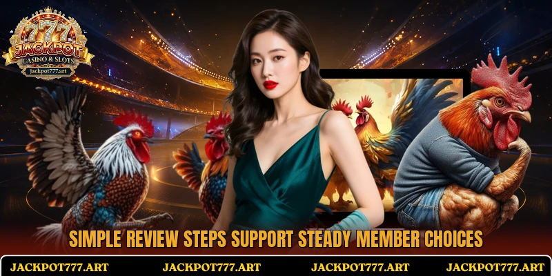 Simple review steps support steady member choices