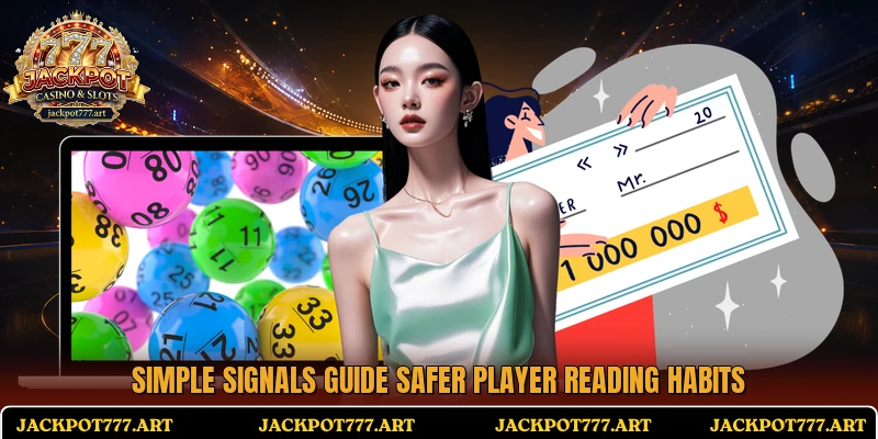 Simple signals guide safer player reading habits